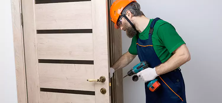 Replace Internal Door Handle with Lock Lawrence